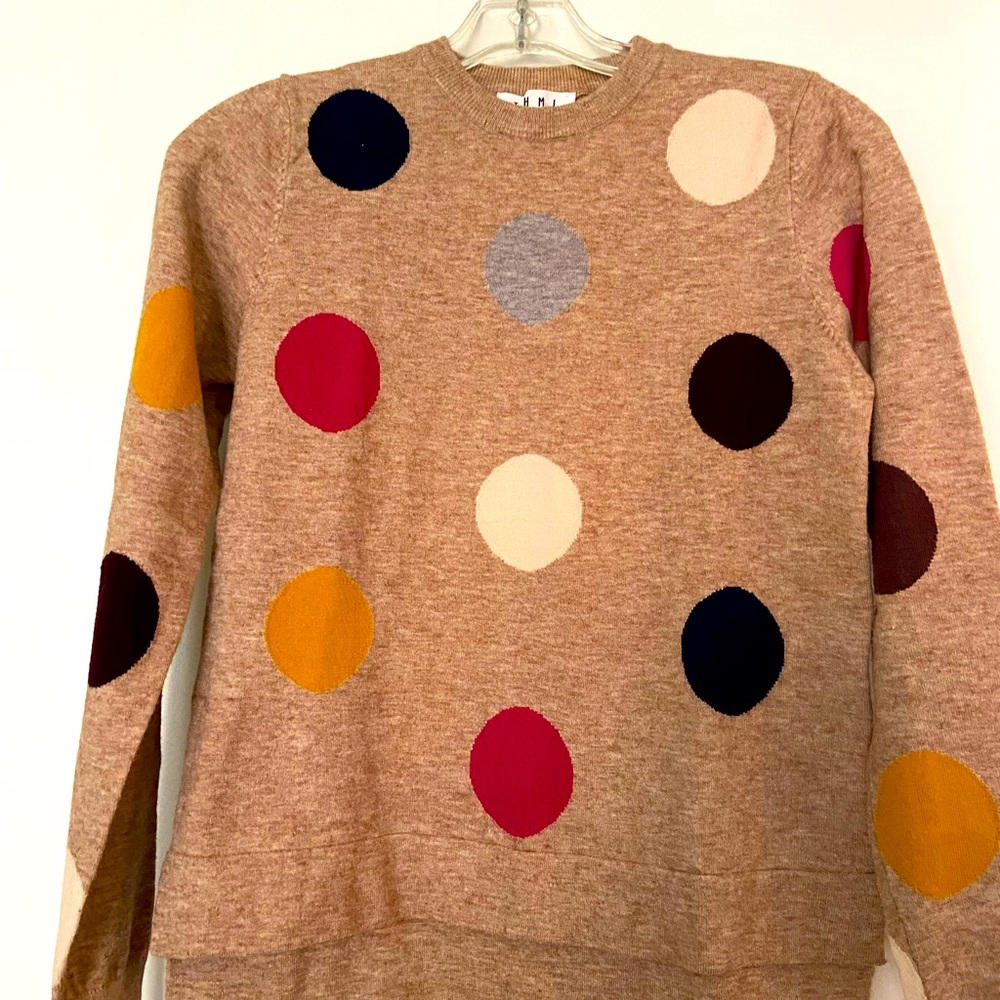THML Polka Dot Sweater Size XS